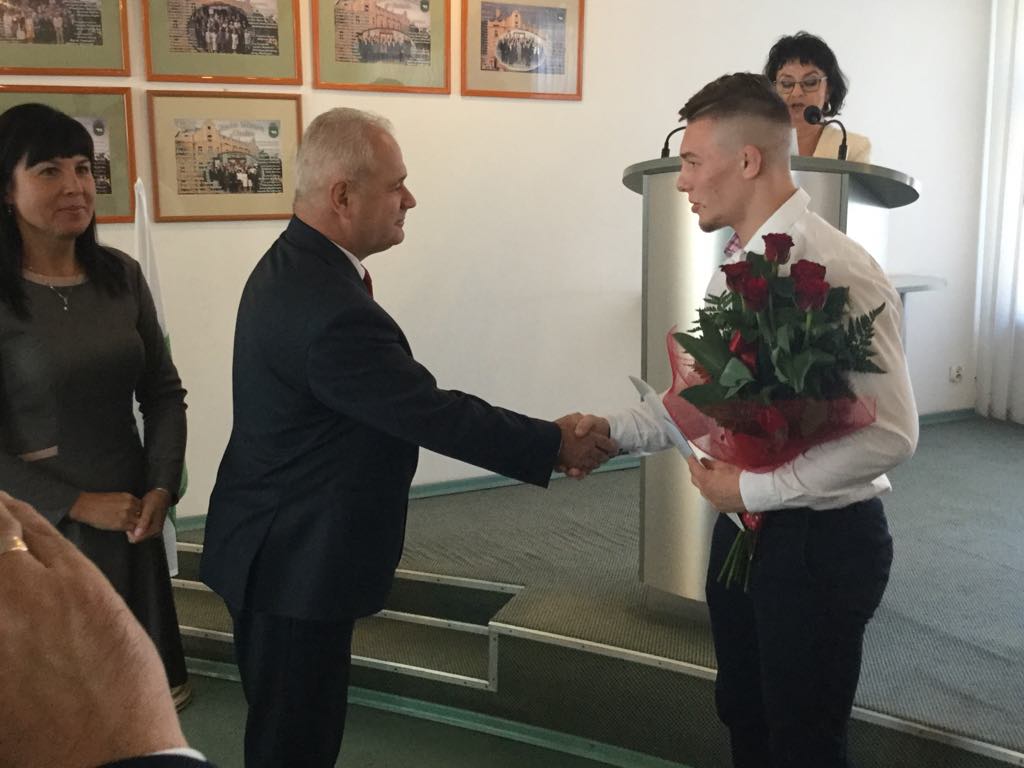 Szy­mon Szy­mo­no­wicz – Nagro­dzo­ny przez Pre­zy­dent Mia­sta Chełm