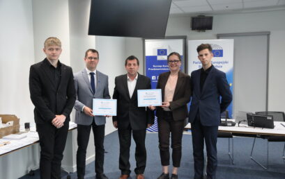 Wręczenie Zespołowi Szkół Technicznych certyfikatu Szkoła – Ambasador Parlamentu Europejskiego